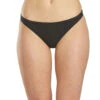Speedo Women's Solid Classic Swimsuit Bottom -TYR Shop 5666022686888 speedoblack 1a