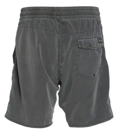 Volcom Men's 17" Center Swim Trunks -TYR Shop 5666063253672 black 3a