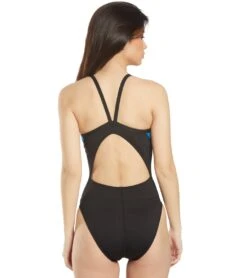 Women's Surf Splice Butterfly Back One Piece Swimsuit 9 Women's Surf Splice Butterfly Back One Piece Swimsuit -TYR Shop 5666069250216 blue 3a