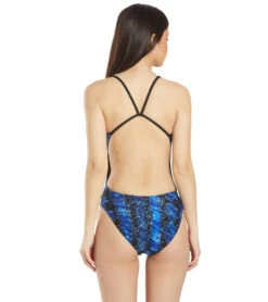 Women's Edge Swan Back One Piece Swimsuit 9 Women's Edge Swan Back One Piece Swimsuit -TYR Shop 5666074689704 blue 3a