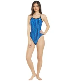 Women's Zircon Butterfly Back One Piece Swimsuit -TYR Shop 5666090713256 blue 4a