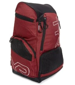 TYR Alliance 45L Team Carbon Print Backpack -TYR Shop 5666288238760 red 3a