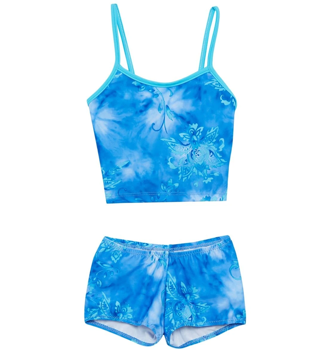 Girls' Starburst Sky Surf Bottom Two Piece Tankini Set (Toddler, Little Kid, Big Kid) 3 Girls' Starburst Sky Surf Bottom Two Piece Tankini Set (Toddler, Little Kid, Big Kid)