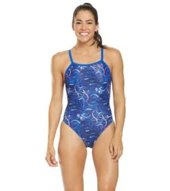 Women's Torrent One Piece Swimsuit 10 Women's Torrent One Piece Swimsuit -TYR Shop 5667237265576 blue 4a