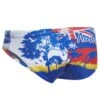 TURBO Men's Austrailia Landscape Water Polo Brief -TYR Shop 5668904337576 royal 1a