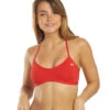 TYR Women's Solid Trinity Bikini Top -TYR Shop 5669092458664 red 1a