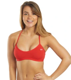 TYR Women's Solid Trinity Bikini Top 11 TYR Women's Solid Trinity Bikini Top -TYR Shop 5669092458664 red 5a