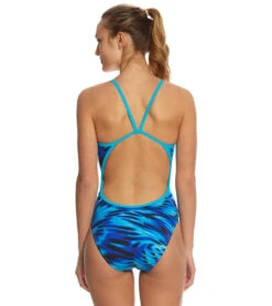 Supersonic One Piece Swimsuit (SwimOutlet Exclusive) -TYR Shop 5669681004712 blue 3a