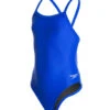 Speedo PowerFLEX Eco Solid Flyback Youth Swimsuit -TYR Shop 5670606012584 newsapphire 1a