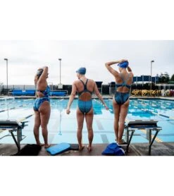 Molecule Thin Strap One Piece Swimsuit -TYR Shop 5670700581032 redblack 10a