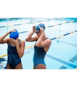 Molecule Thin Strap One Piece Swimsuit -TYR Shop 5670700581032 redblack 8a