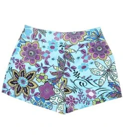 Girls' Topsy Turvy Boardshorts (Toddler, Little Kid, Big Kid) -TYR Shop 5672333705384 blue 3a