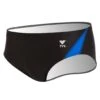 TYR Men's Alliance Splice Racer Brief Swimsuit -TYR Shop 5672453537960 blackblue 1a