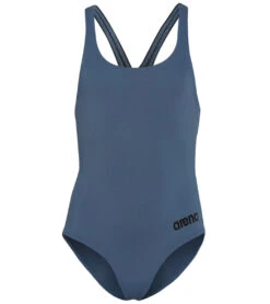 Arena Girls' Madison Athletic Thick Strap Racer Back One Piece Swimsuit