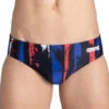 Arena Men's Team Painted Stripes Brief Swimsuit -TYR Shop 5677506724008 blackmultiwhite 1a