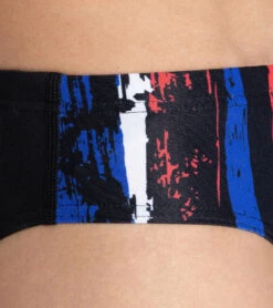 Arena Men's Team Painted Stripes Brief Swimsuit -TYR Shop 5677506724008 blackmultiwhite 5a