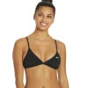 Nike Women's HydraStrong Solid Tie Back Bikini Top 2 Nike Women's HydraStrong Solid Tie Back Bikini Top -TYR Shop 6033745674408 black 1a