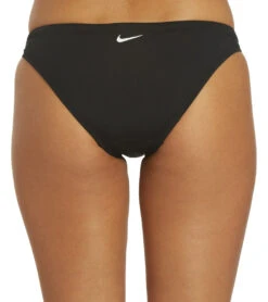Nike Women's HydraStrong Solid Bikini Bottom -TYR Shop 6033746264232 black 3a