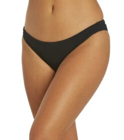 Nike Women's HydraStrong Solid Bikini Bottom -TYR Shop 6033746264232 black 5a