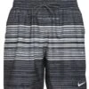 Nike Men's 18" Oxidized Stripe Volley Short -TYR Shop 6096778100904 black 1a
