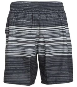 Nike Men's 18" Oxidized Stripe Volley Short -TYR Shop 6096778100904 black 3a