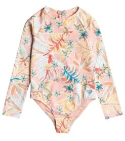 Roxy Girls' Friendly Story Longsleeve One Piece Swimsuit