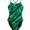 TYR Girls' Vitric Trinityfit One Piece Swimsuit 1 TYR Girls' Vitric Trinityfit One Piece Swimsuit -TYR Shop 6663779549352 green 1a
