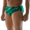 TYR Men's Vitric Racer Brief Swimsuit 2 TYR Men's Vitric Racer Brief Swimsuit -TYR Shop 6663783940264 green 1a