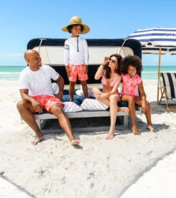 Boys' Tropical Punch Volley Swim Trunk (Toddler, Little Kid, Big Kid) -TYR Shop 6747578007720 red 3a