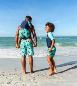 Boys' Toucan Talk Volley Swim Trunk (Toddler, Little Kid, Big Kid) 9 Boys' Toucan Talk Volley Swim Trunk (Toddler, Little Kid, Big Kid) -TYR Shop 6747579351208 blue 4a