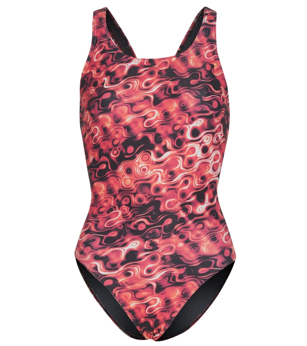 Spirit Wide Strap One Piece Swimsuit Youth (22-28) 3 Spirit Wide Strap One Piece Swimsuit Youth (22-28)