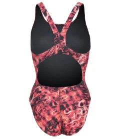 Spirit Wide Strap One Piece Swimsuit Youth (22-28) 5 Spirit Wide Strap One Piece Swimsuit Youth (22-28) -TYR Shop 6940252078248 red 2a
