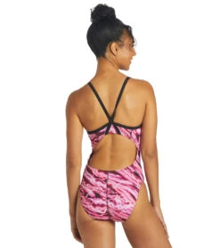 HydroLast Flash Thin Strap One Piece Swimsuit -TYR Shop 6940348154024 pink 3a