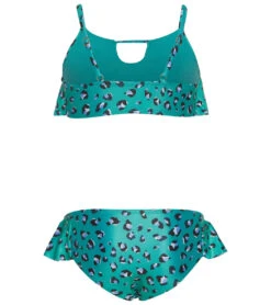Girls' Cayucos Two Piece Bikini Set (Big Kid) -TYR Shop 6948299931816 tropicsgreen 3a