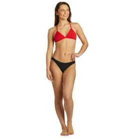 Women's Triangle Solid Bikini Top -TYR Shop 7012302323880 red 4a
