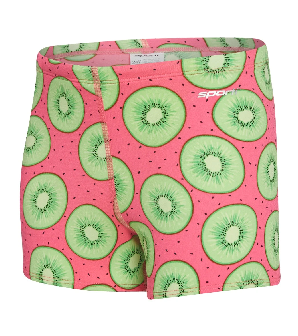 HydroLast Love Kiwi Square Leg Swimsuit Youth (22-28) 3 HydroLast Love Kiwi Square Leg Swimsuit Youth (22-28)