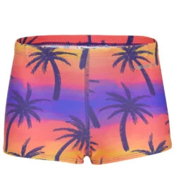 Sunset Palm Square Leg Swimsuit Youth (22-28)