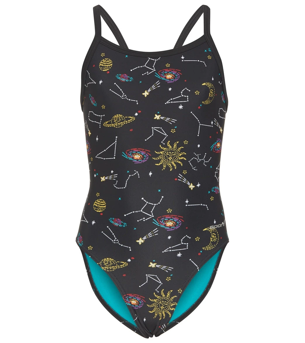 Celestial Thin Strap One Piece Swimsuit Youth (22-28) 3 Celestial Thin Strap One Piece Swimsuit Youth (22-28)