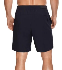 Reebok Men's Solid Black 8" Swim Short -TYR Shop 7167535022248 black 3a