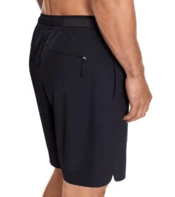 Reebok Men's Solid Black 8" Swim Short -TYR Shop 7167535022248 black 5a