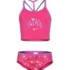 Nike Girls' Fun Forest T-Crossback Two Piece Midkini Set(Big Kid) -TYR Shop 7187163840680 pinkprime 1a