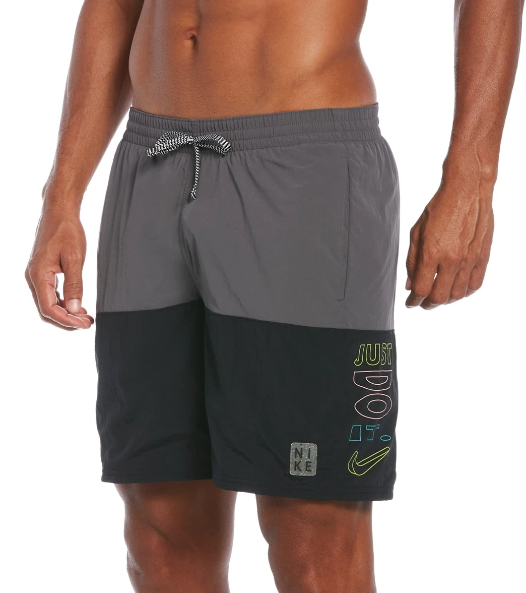 Nike Men's JDI Stack Icon 18" Swim Trunks 3 Nike Men's JDI Stack Icon 18" Swim Trunks