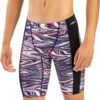 Men's Reliance Jet Stream Spliced Jammer Swimsuit -TYR Shop 7204079534248 jetstreamredwhiteblue 1a