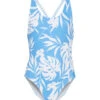 Roxy Girls' Flowers Addict One Piece Swimsuit (Big Kid) -TYR Shop 7221343977640 regattassurftrippinbico 1a