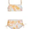 Billabong Girls' Tropical Punch Bandeau Two Piece Bikini Set (Little Kid, Big Kid)