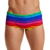 Funky Trunks Men's Rainbow Racer Sidewinder Trunk Square Leg Swimsuit -TYR Shop 7303400751272 rainbowracer 1a