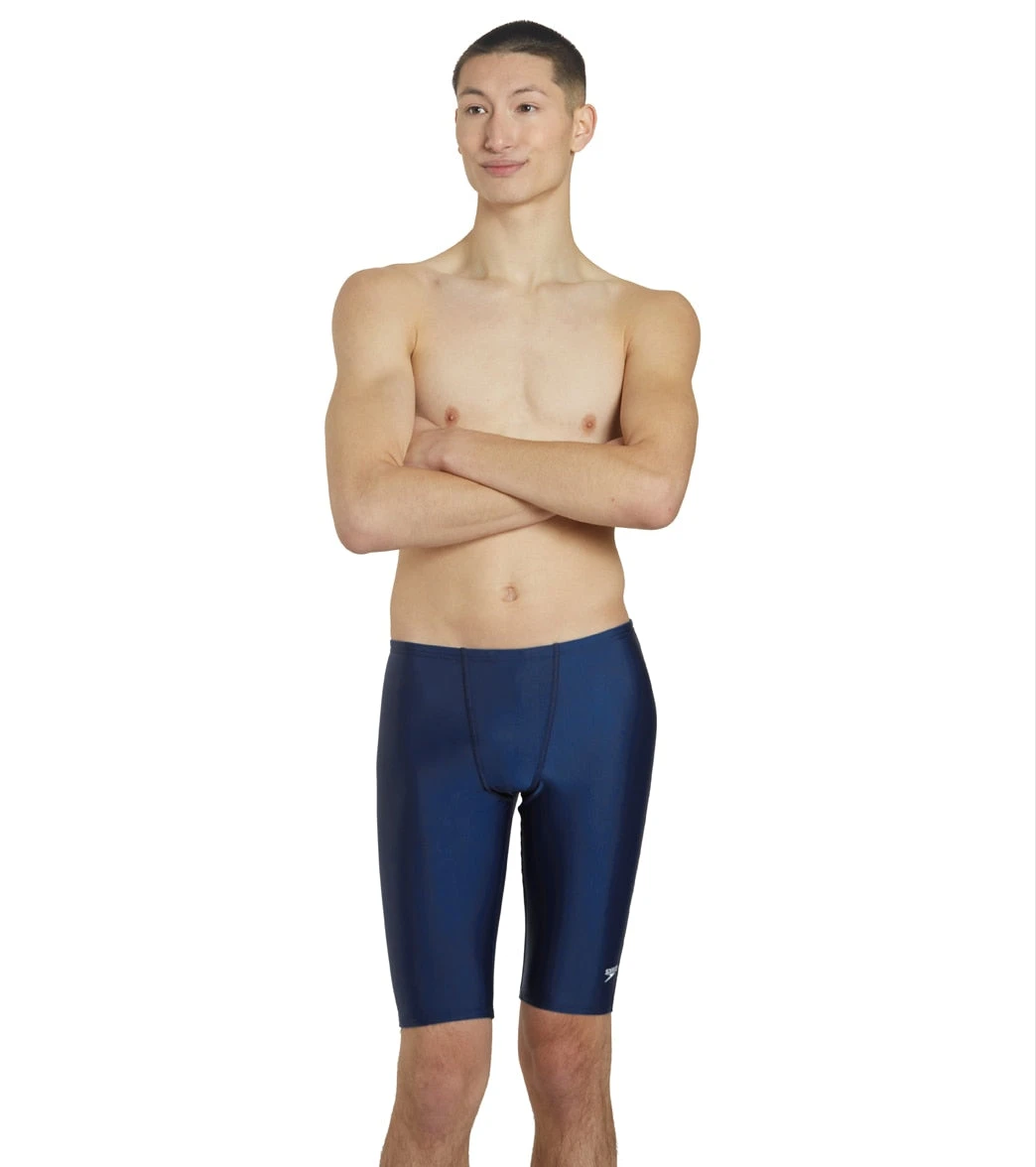 Speedo Men's Eco Pro LT Solid Jammer Swimsuit 3 Speedo Men's Eco Pro LT Solid Jammer Swimsuit