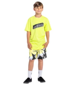 Volcom Boys' Poly Party Trunk Boardshort -TYR Shop 7329059831976 black 3a