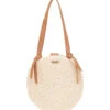 Round Straw Shoulder Tote -TYR Shop 7400656175272 ivory 1a