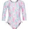 Girls' Magic Seahorse Charlie UPF 50+ Charlie Long Sleeve One Piece Swimsuit (Toddler, Little Kid) -TYR Shop 7408490905768 magicseahorse 1a